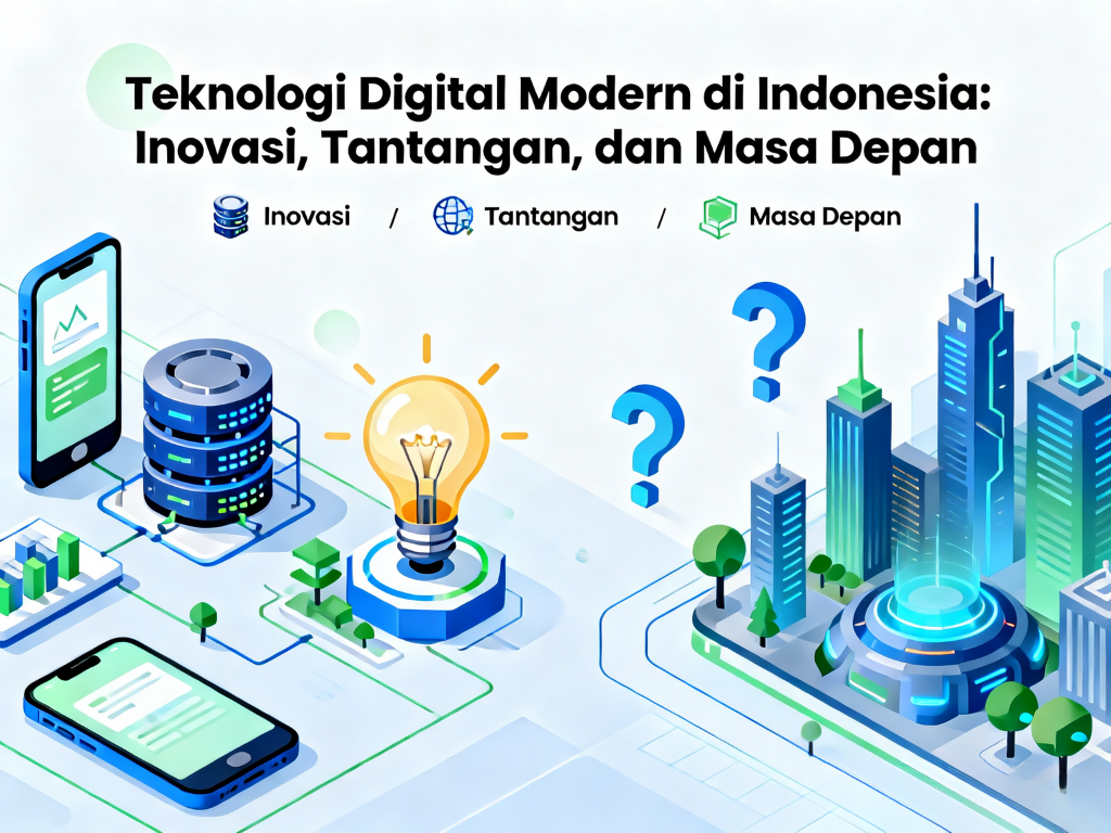 Gambar Teknologi Digital modern Di Indonesia