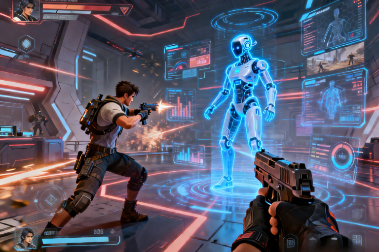 game online modern dan artificial intelligence teknologi digital