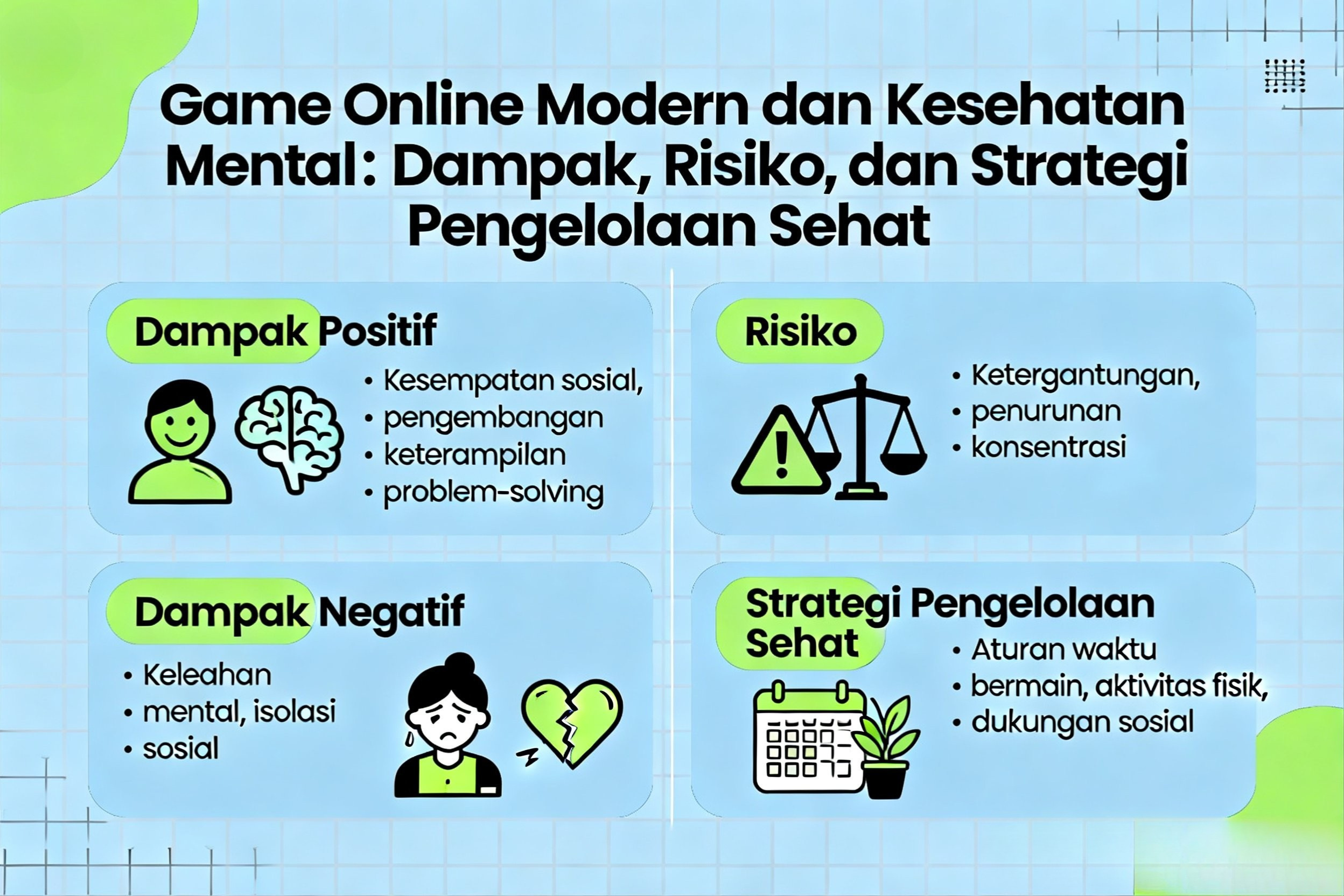 game online modern dan kesehatan mental generasi digital