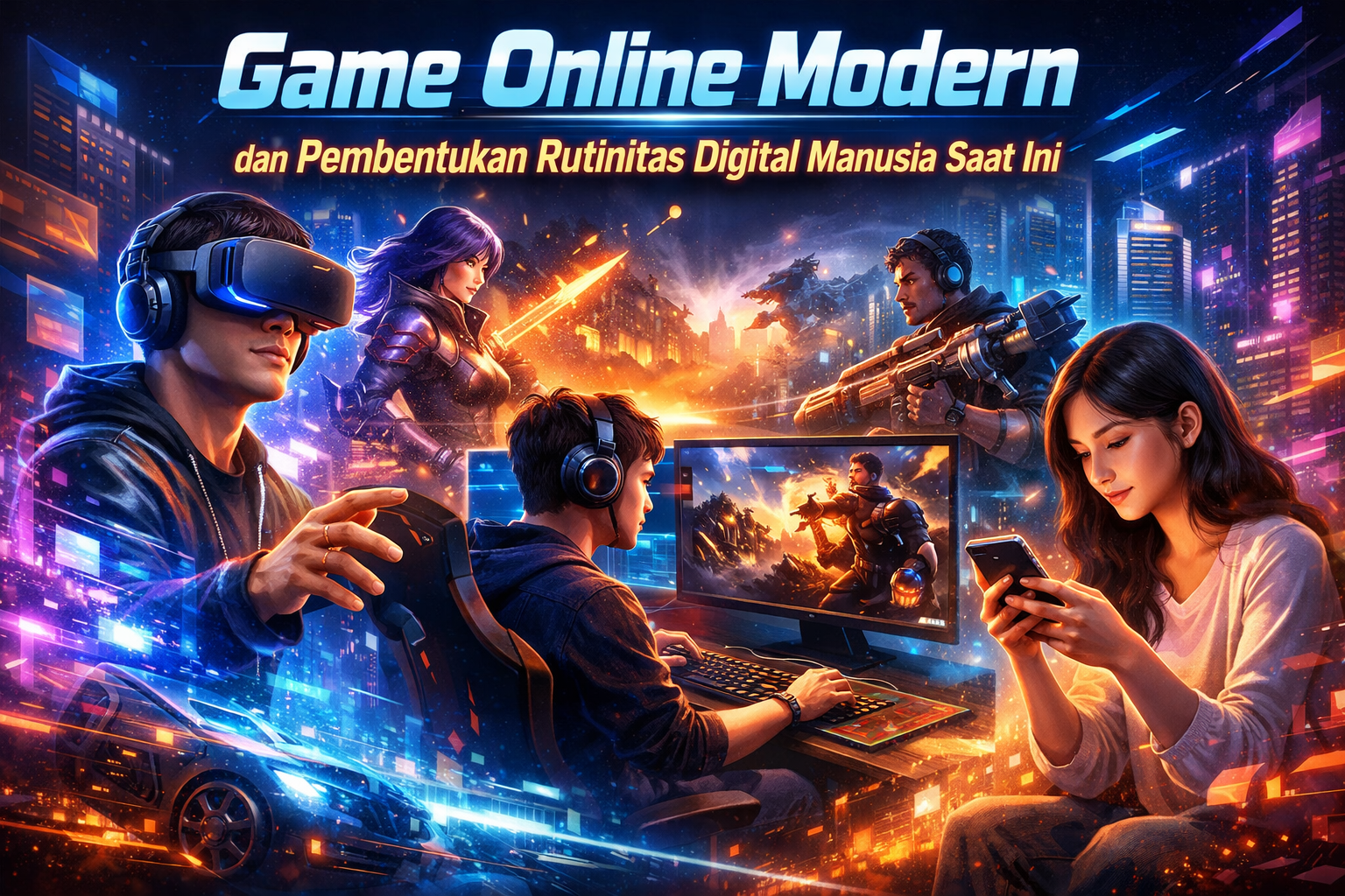 game online modern dan rutinitas digital manusia