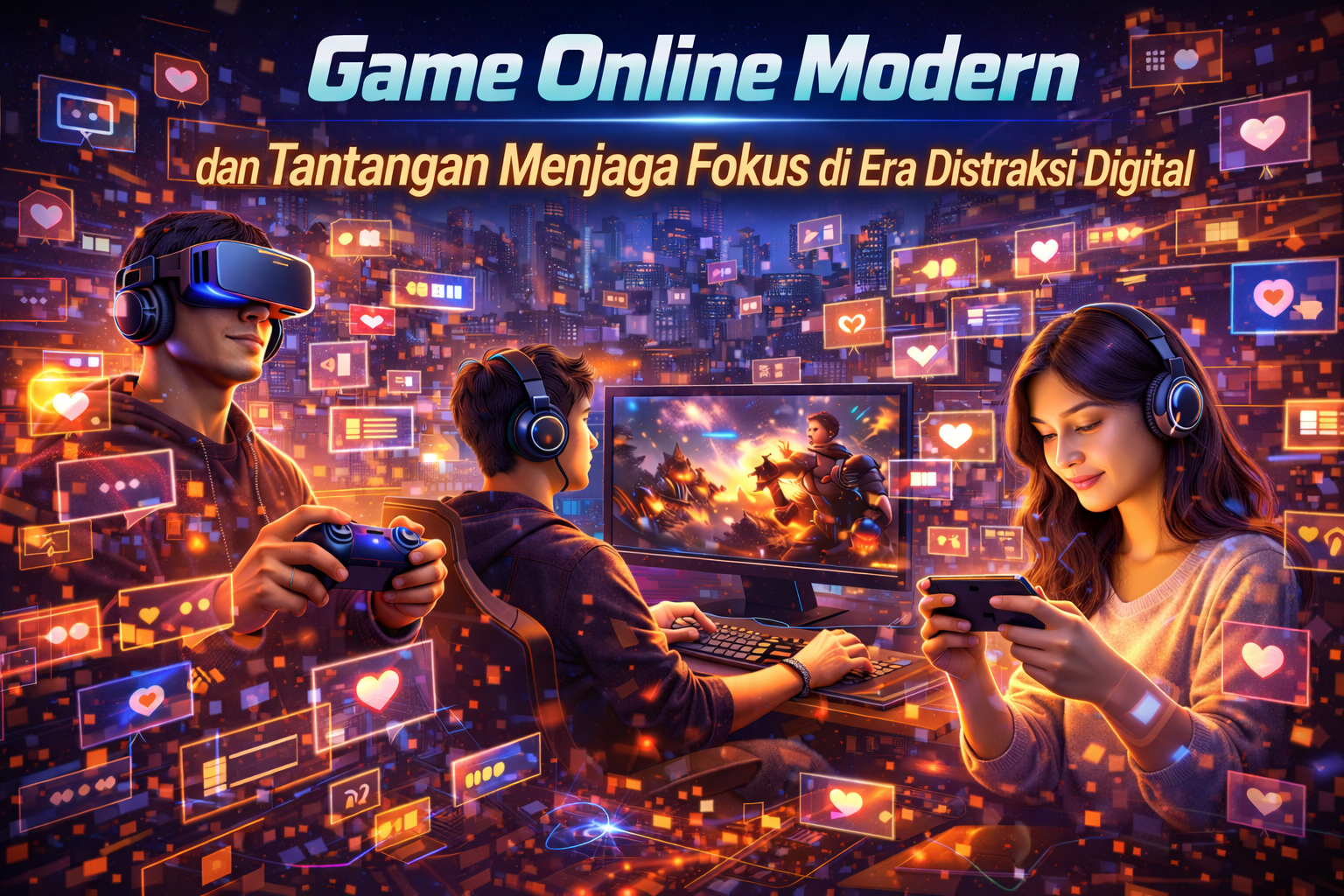 game online modern dan distraksi digital
