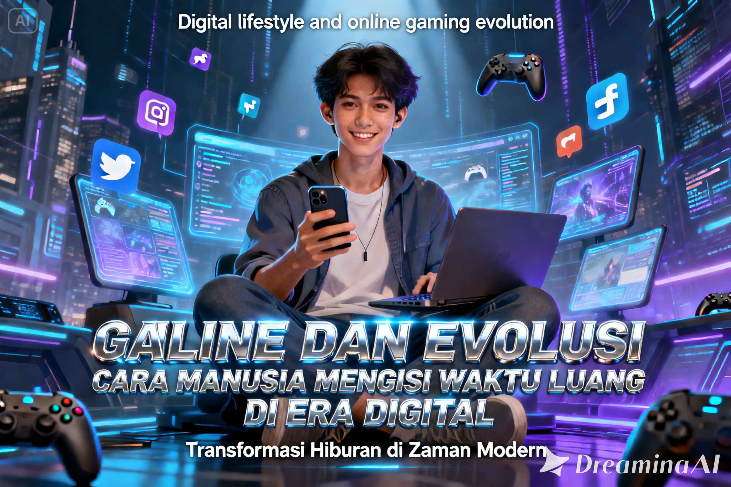 game online modern dan keseimbangan hidup digital.