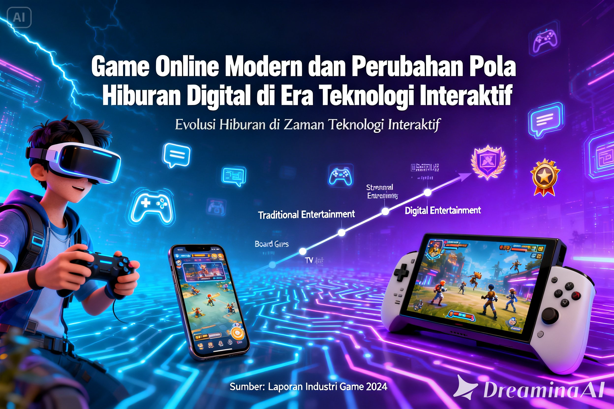 game online modern dan hiburan digital interaktif
