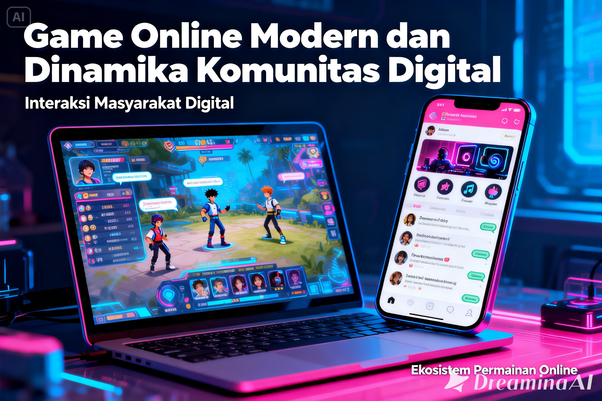 Game Online Modern dan Dinamika Komunitas Digital game online modern komunitas digital global