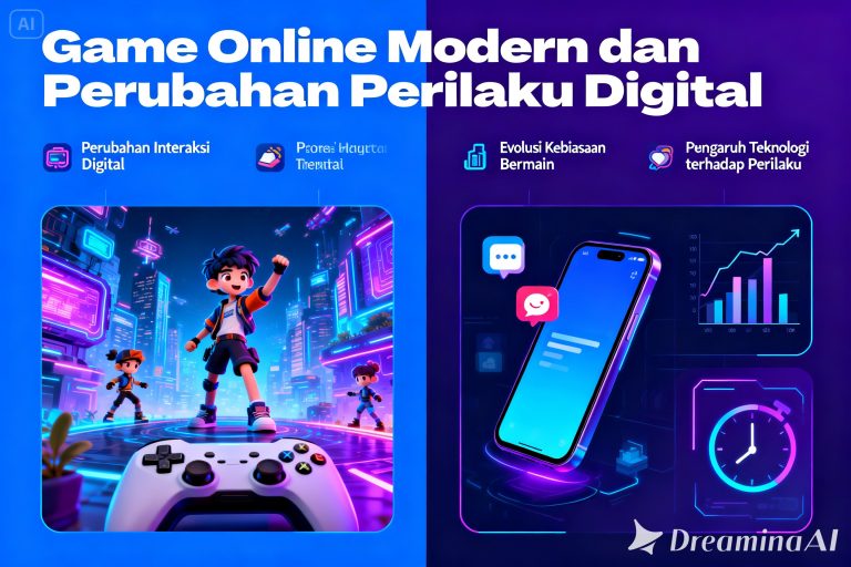 game online modern perilaku digital generasi teknologi