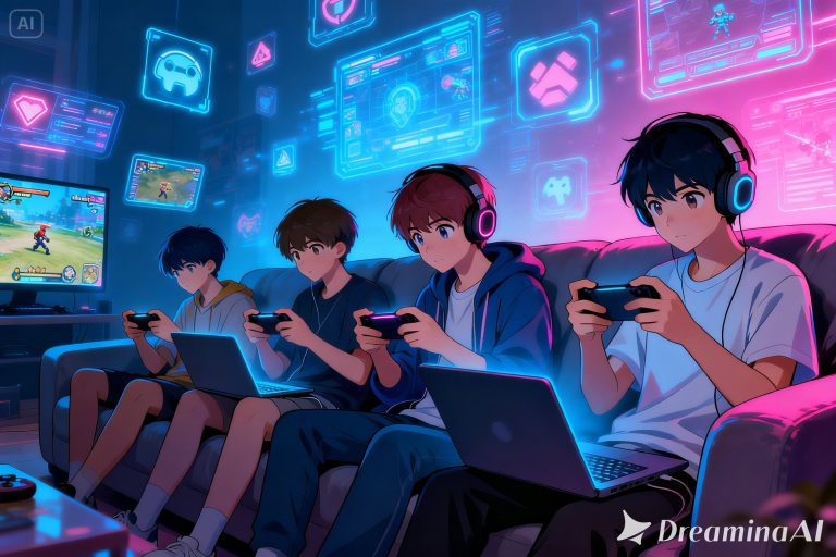 game online modern cloud gaming teknologi server digital