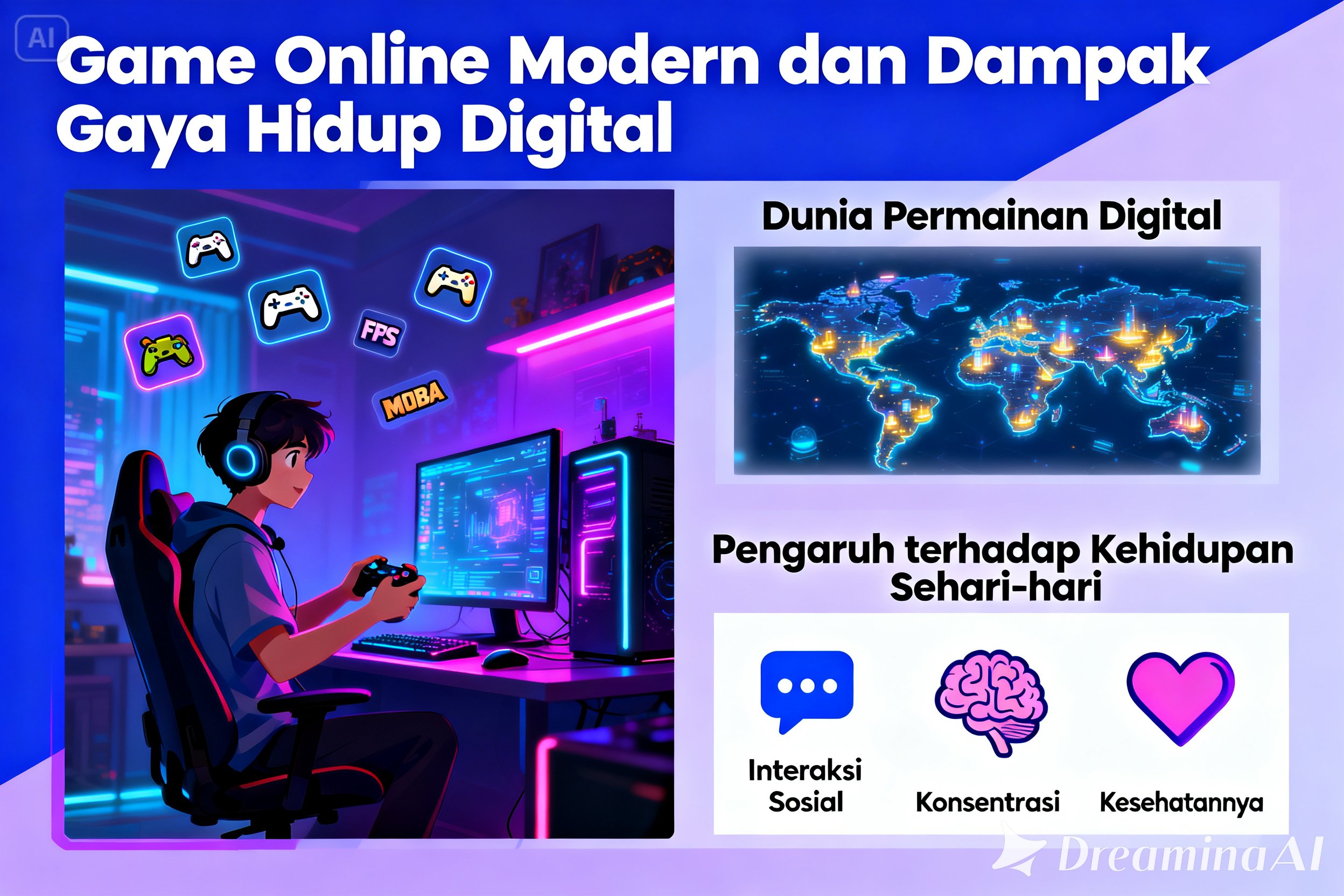 Game Online Modern dan Dampak Gaya Hidup Digital game online modern gaya hidup digital teknologi modern