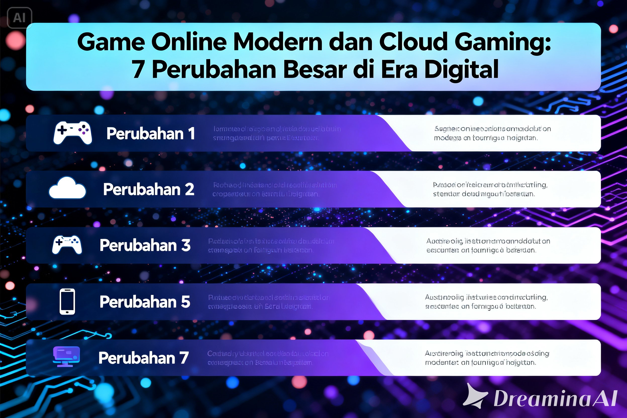Cloud Gaming dan Game Online: 7 Perubahan Besar di Era Digital game online modern dengan teknologi cloud gaming