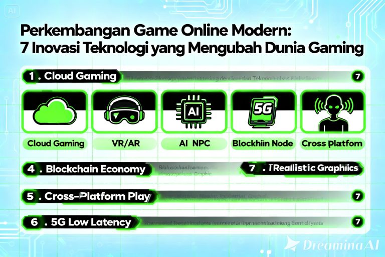 perkembangan game online modern di era digital