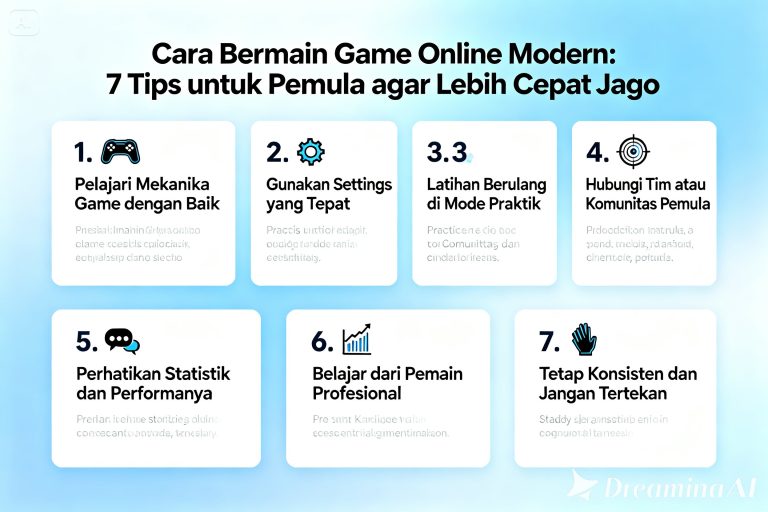 cara bermain game online modern untuk pemula