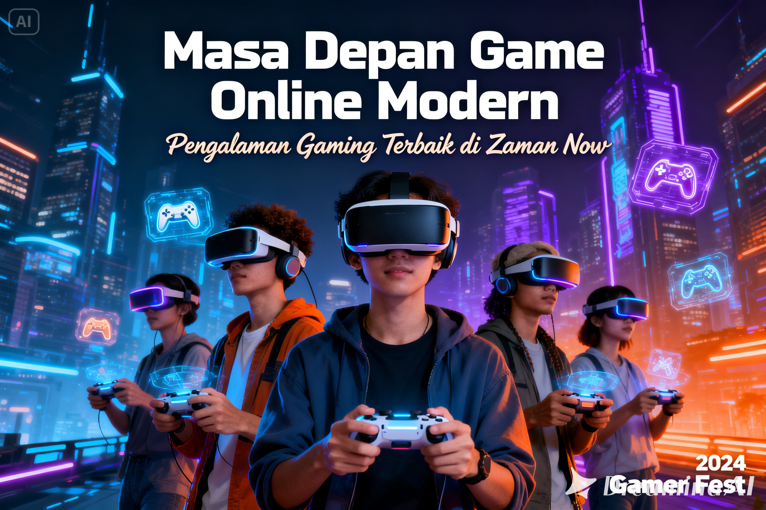 masa depan game online modern dengan teknologi digital