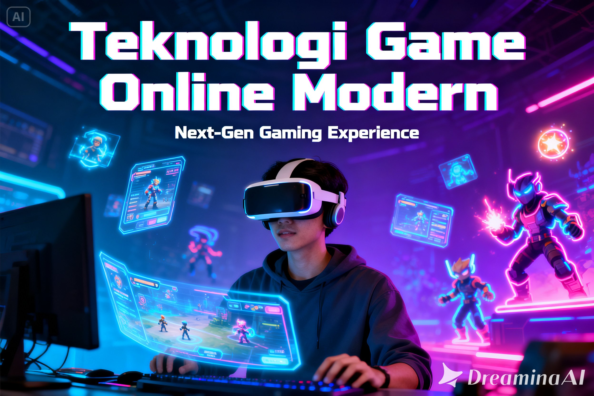 teknologi game online modern dalam dunia digital