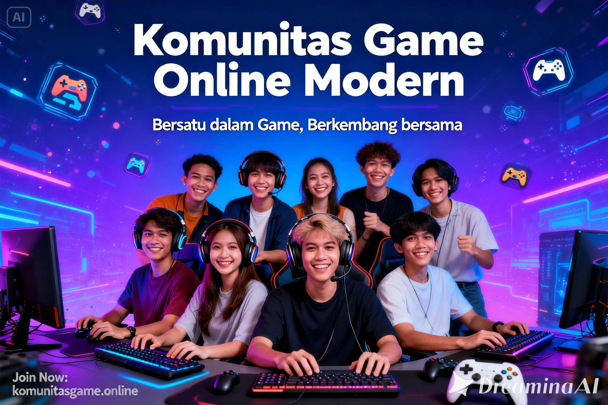 komunitas game online modern dalam dunia gaming digital