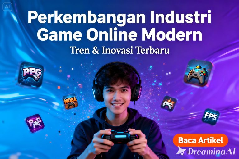 perkembangan industri game online modern