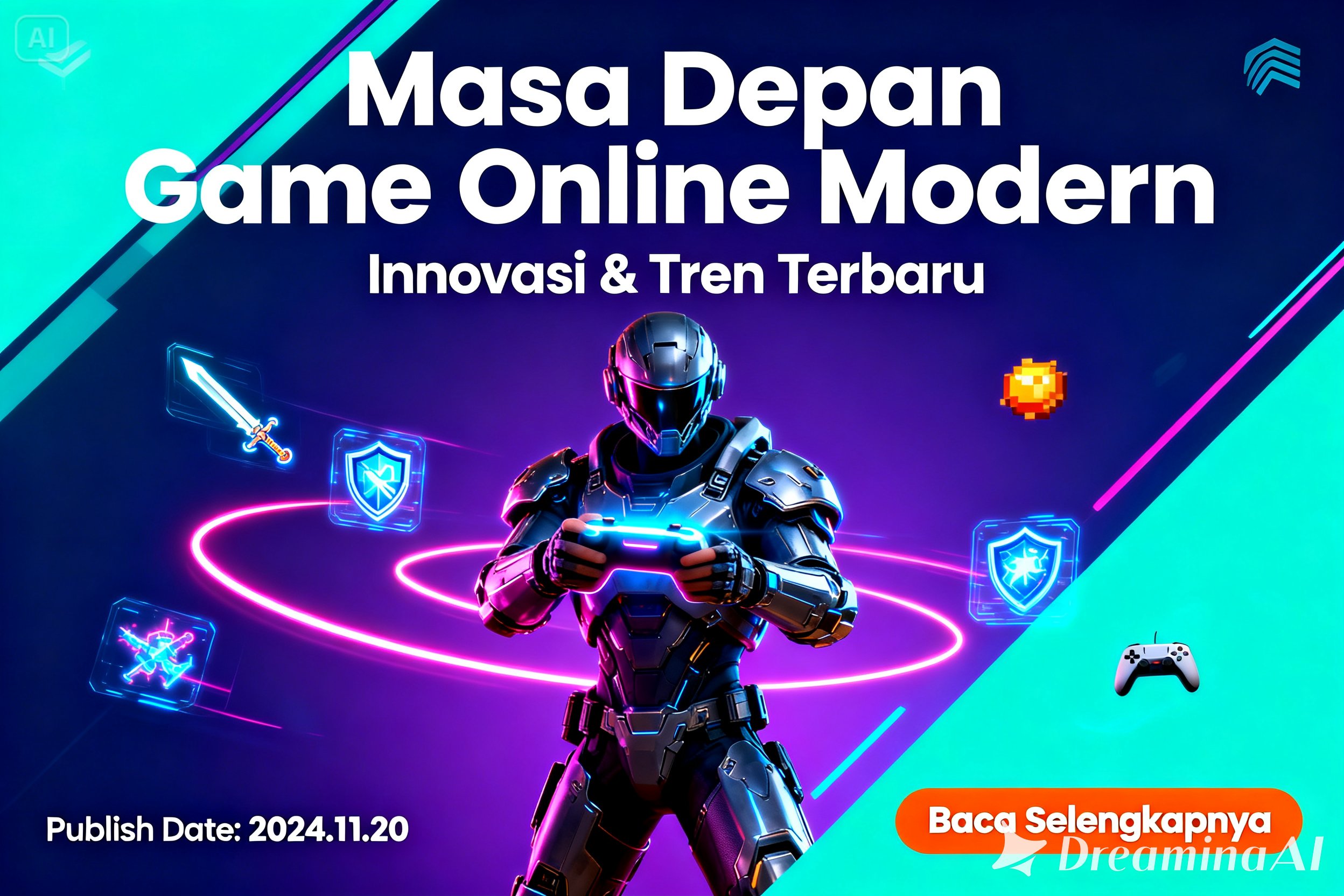 masa depan game online modern dengan teknologi canggih