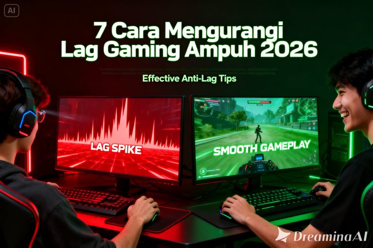 cara mengurangi lag gaming ampuh untuk game online modern 2026