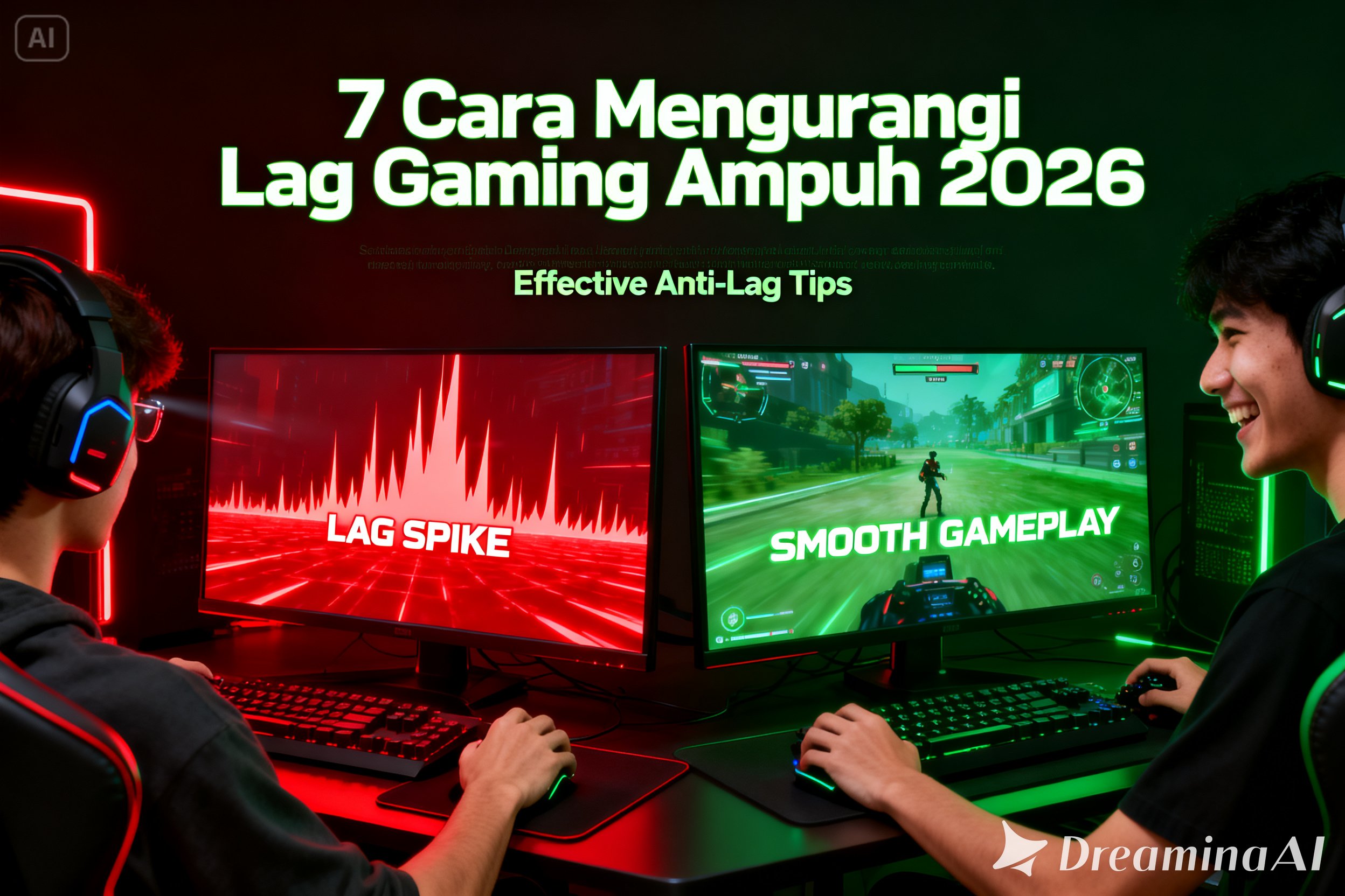 cara mengurangi lag gaming ampuh untuk game online modern 2026
