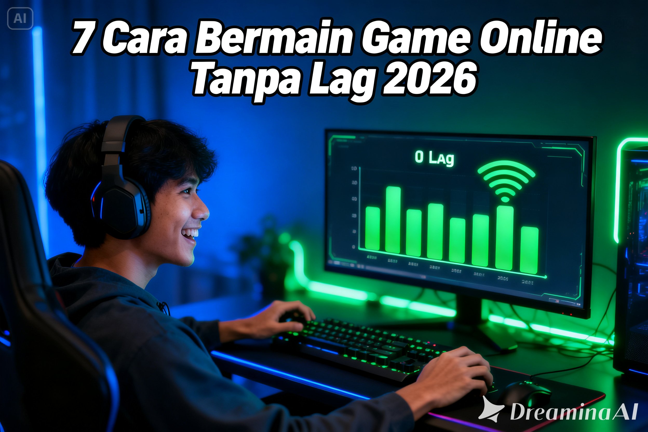 tips anti lag cara bermain game online tanpa lag modern