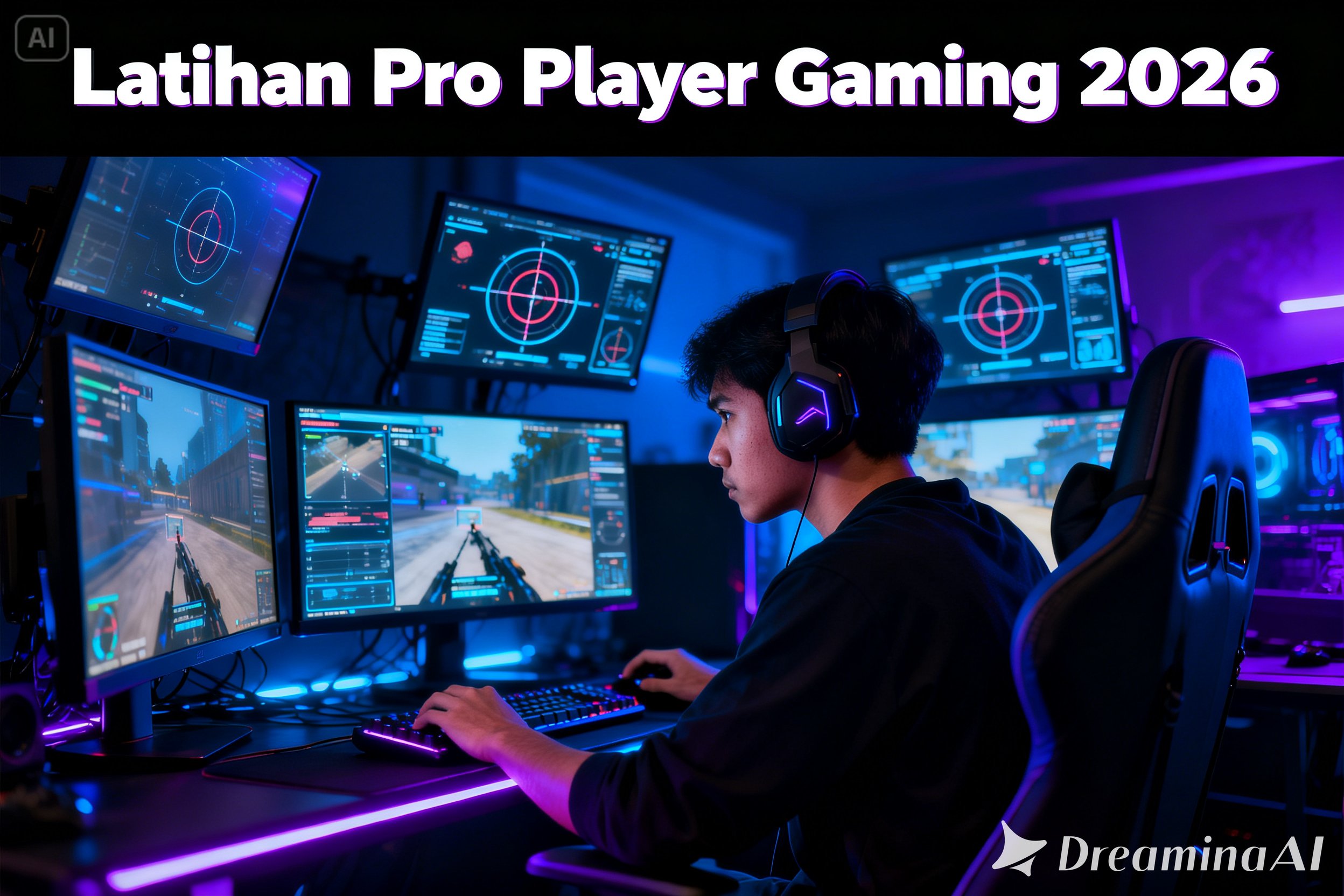 latihan intensif cara jadi pro player game online modern