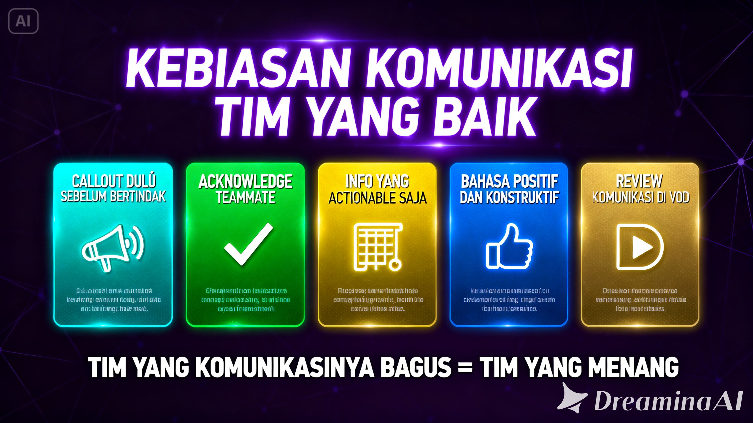 kebiasaan komunikasi tim yang baik cara komunikasi efektif dalam tim game